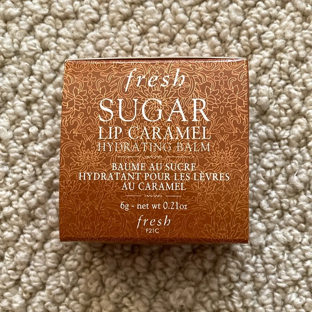Fresh Cosmetics Sugar Lip Caramel Hydrating Balm Full Size 0.21 oz Lip Treatment